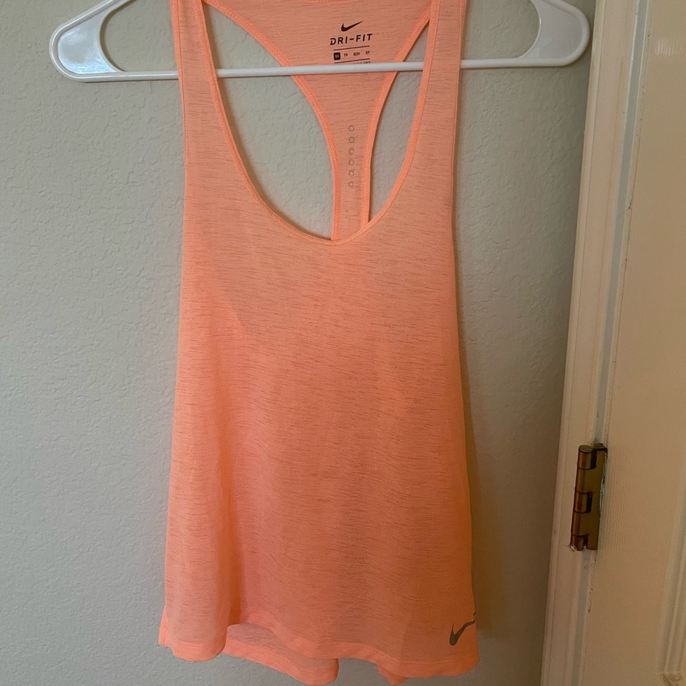 Coral Nike Dryfit racerback tank